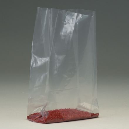 12 x 8 x 24" - 2 Mil Gusseted Poly Bags