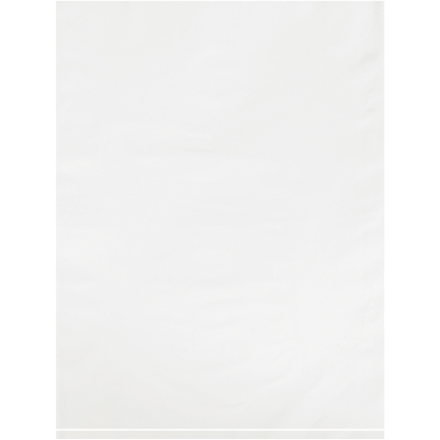 9 x 12" - 2 Mil White Flat Poly Bags (100 Pack)