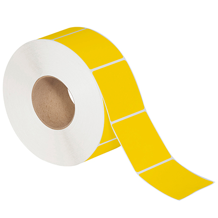 2 x 3" Yellow Thermal Transfer Labels